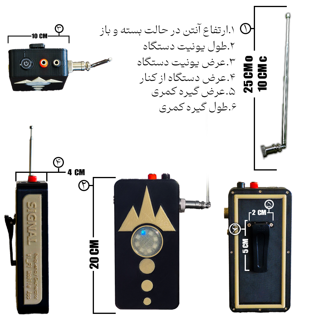 گنجیاب و فلزیاب  نوع منبع فرکانسی کمری سیگنال